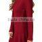 Womens Crew Neck Long Sleeve Causal Knitted Sweater Tunic Dresses