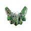 1 set 70x70mm green imperial jasper cabochon beads chunky chorker necklace pendant cabochon loose beads set 3160019