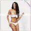 Custom wholesale satin girl bikini swimwear