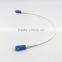 fiber optic SC simplex singllemode white patch cord from factory