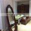 White Wood French full-length mirror/standing dressing mirror