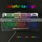Colorful LED Backlit Game USB Wired PC Laptop waterproof Keyboard