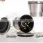 manual glass spice bottle grinder/pepper and salt mill 6 Oz Glass Body and 5 Grade Adjustable Ceramic Rotor