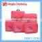 5 Piece Large letters women travel cosmetic bag set