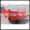 Super quality single axle 4 wheels oil brake wheel cylinder farm trailer for garden tractor