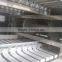 Automatic stainless steel flat type conveyors pig slaughter line equipment