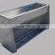 pig farm stainless double side feeding troughs