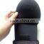 Black neoprene fishing gloves