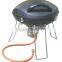 Garden Party Backyard Party Outdoor Portable Gas Shell Single Burner BBQ grill with legs