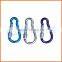 Factory price aluminum locking carabiner hook