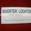 engraved ABS Label