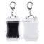 1200Mah Mini USB solar powerbank solar blinking keychain with keychain with lighter