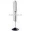 Floor standing rotating metal potato chip display rack