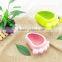 Home ornaments colorful small foot shape ceramic flower pot