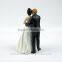 Resin wedding cake toppers bride and groom figurines