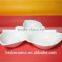 High quality hotel white ceramic dinner plate nut dish and candy plate