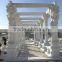 roman column gazebo big white marble garden pavilion gazebo NTMG-274S