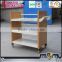 Henan luoyang School library furniture metal Steel book trolley/metal book cart on sale