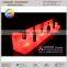 3 Steps White Led Illuminated Plastic Bottle Display Shelf