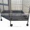 Large 162cm Corner Parrot Aviary Bird Cage With Wheels
