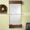Stainless Steel Wall Mounting Mirror Water Fall Fountain Indoor Entryway
