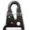 Steel Hook, 1-1/4" HK Snap Hooks, Gun Sling hook, Snap Hook in Dull Black