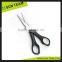 SC188A 6" Sharp tip round black handle office scissors