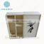 2 boottles wooden wine carrier with custom logo