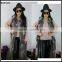Women's Splicing Color New Autumn Winter Long Pattern Fake Fur Gilet