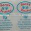 iron on care labels heat transfer printing labels for clothing