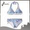 High fashion triangle top casual and cute swim wear for kids