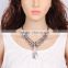 New fashion big teardrop pendant choker necklace for women accessories