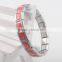 Black gun plating bracelet jewelry Italian link cicret mens Bangle stainless steel bracelet for men