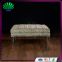 Commercial Shop Square Bench Soft Relax Sofa Expanding Sofa Bed With Clear Crystal Leg