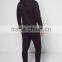 mens high quality tracksuit plain cotton slim fit tracksuit wholesale China
