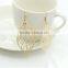 Europe new style simple gold alloy jewelry earrings