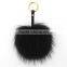 Myfur Popular Top Quality Fur Ball Keychain Wholesale Fluffy Raccoon Fur Pom Pom