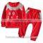 In stock 2014 autumn new long sleeve baby boys clothes fashion velvet children clothing girl 2 pcs sets