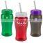 USA Made 18 oz Transparent Sports Bottle With Straw Lid - BPA/BPS-free, FDA compliant and comes with your logo