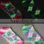Colorful 150D polyester glow in the dark knitting yarn for children socks