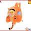 Lovely animal design plush animal backpack tiger for kids