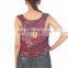 Women Ladies Casual Crop Vest Lose Cami Tank Sleeveless Strap Tops Tee Shirts