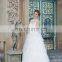 ED Illusion Button Bead Work Applique Ankle Length A-line Wedding Dress