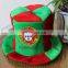 country flag football fan hat for adult
