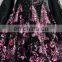 B-13153 Latest Black And Red Sequin Plus Size Ballroom Dance Dresses