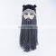 Western style Halloween personality Viking hat hand-woven beard horn horn hat
