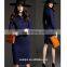 Long sleeve pocket on chest collar design high end woman communion dress