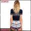 New Style Custom Any Size Summer Beach Women Mix Color Shorts Printed Casual Short Lady Pants