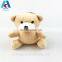 popular plush toy teddy bear series light grey color teddy bear keychain