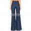 2017 Latest Design Ladies Jeans Pants Workwear Horn Trousers